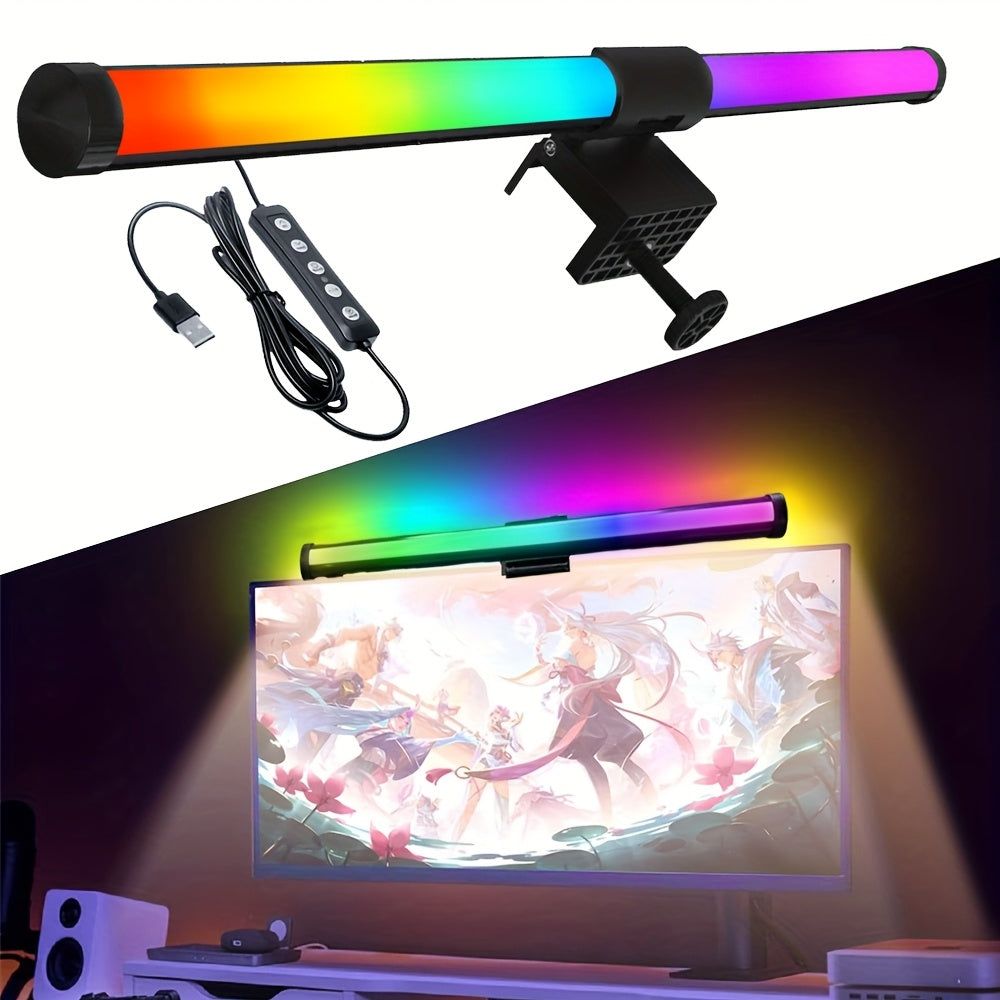 RGB Monitor Light Bar – Gaming Screen Lamp with Eye Protection