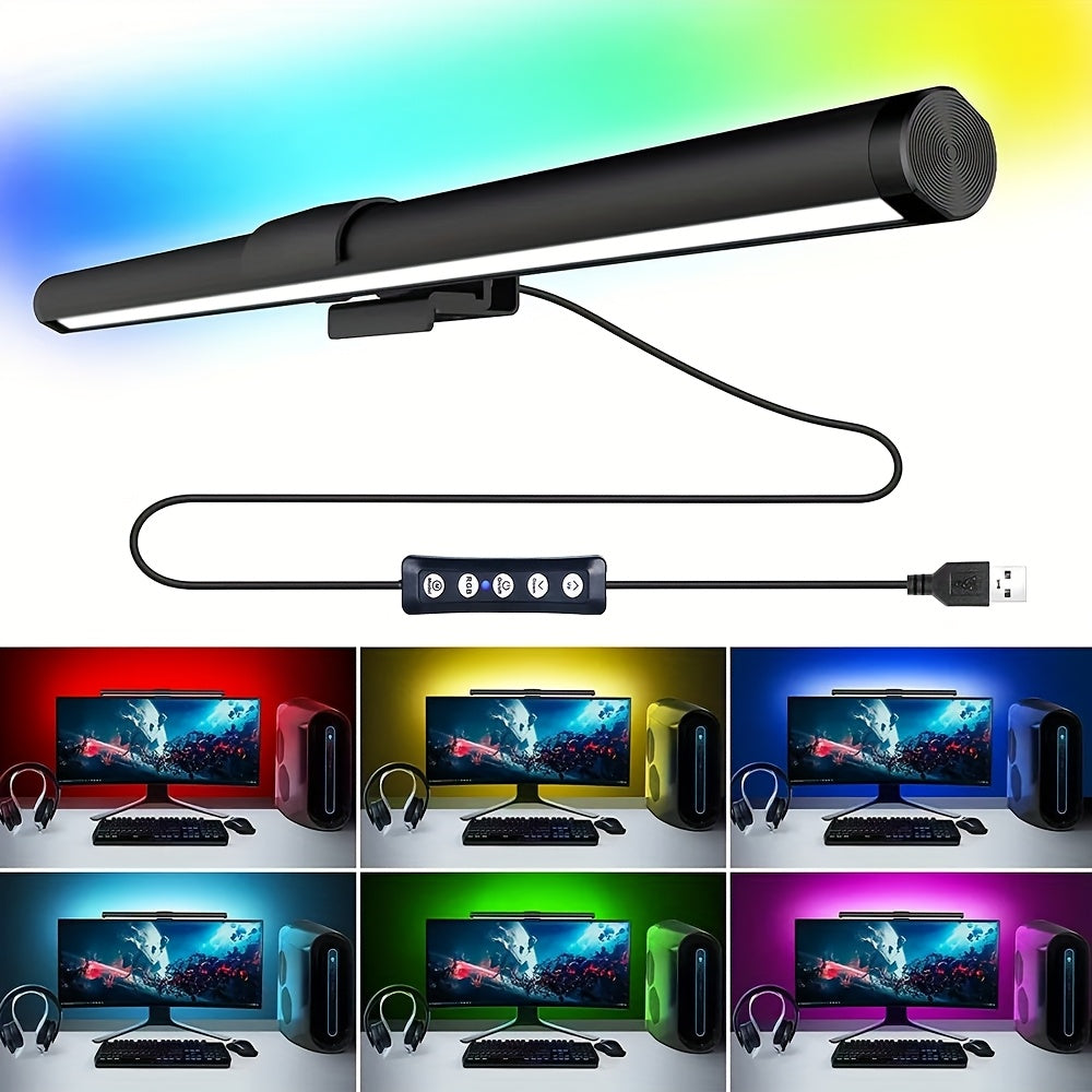 RGB Monitor Light Bar – Gaming Screen Lamp with Eye Protection
