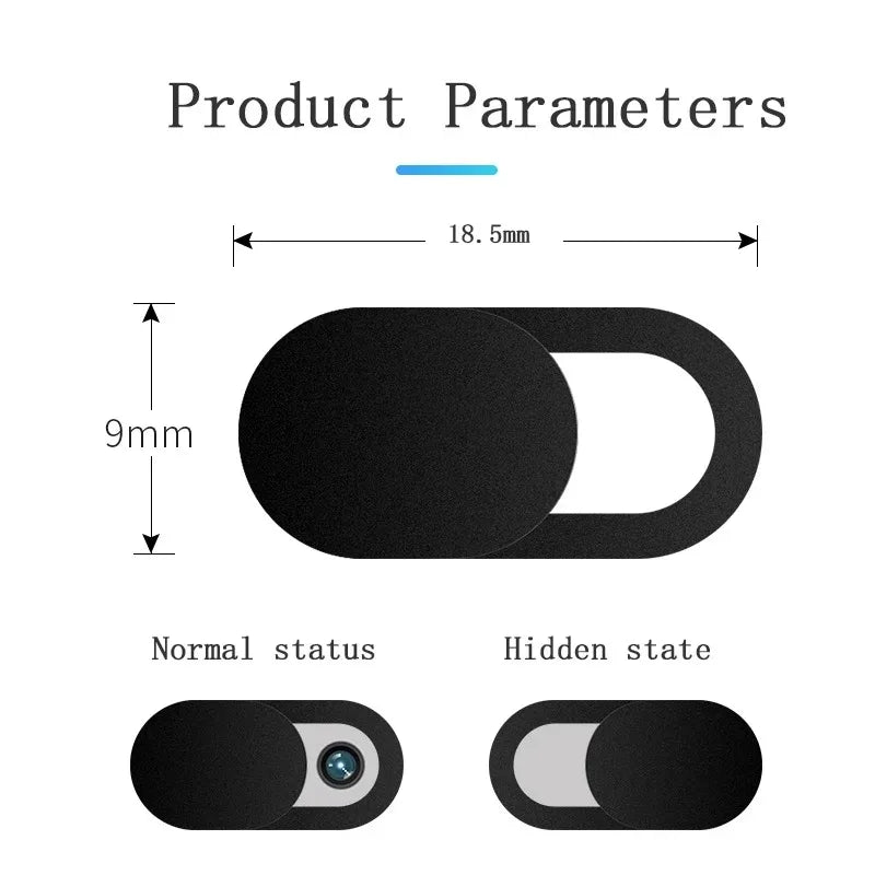 Webcam Cover Slider – Privacy Camera Cover for Laptop, Tablet, and Phone