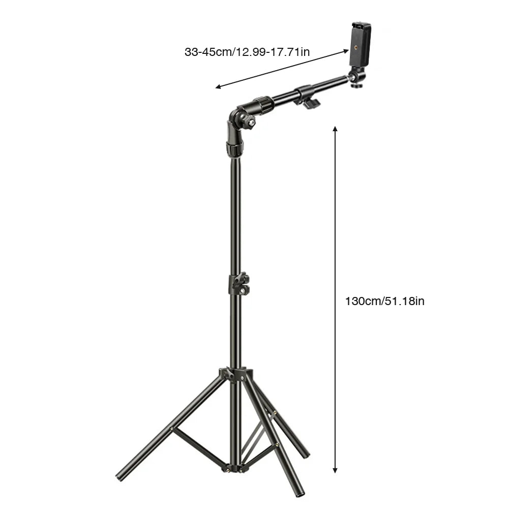 Phone Tripod Stand – Adjustable Tripod for Video Recording and Live Streaming