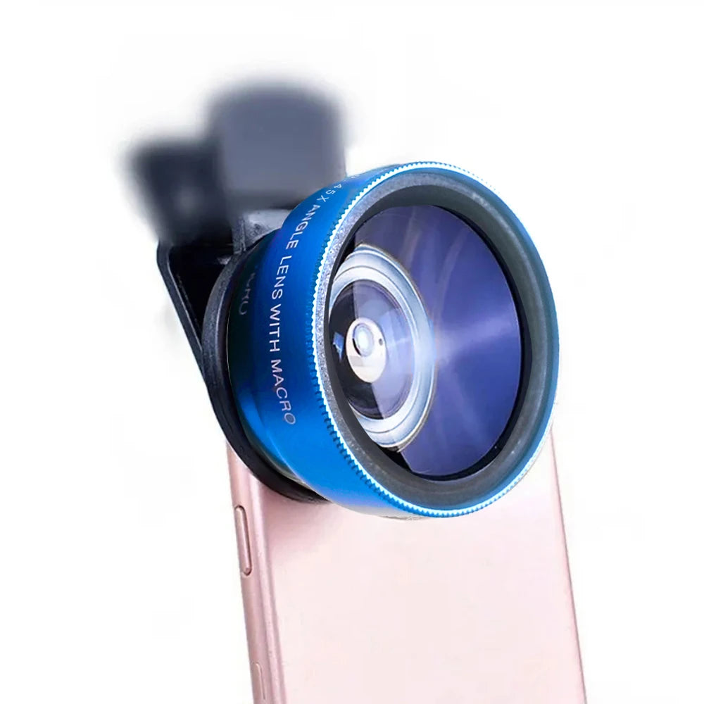 2-in-1 Phone Camera Lens Kit – Wide Angle & Macro Lens for Smartphones