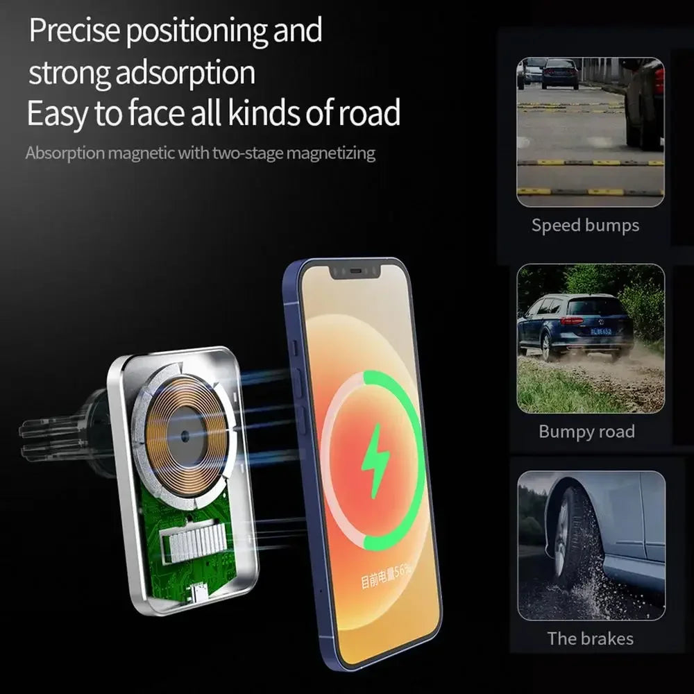 30W Magnetic Wireless Power Bank for iPhone – Fast Charging MagSafe Battery Pack