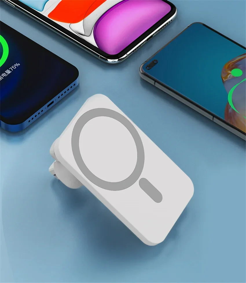 30W Magnetic Wireless Power Bank for iPhone – Fast Charging MagSafe Battery Pack