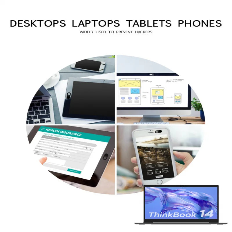 Webcam Cover Slider – Privacy Camera Cover for Laptop, Tablet, and Phone