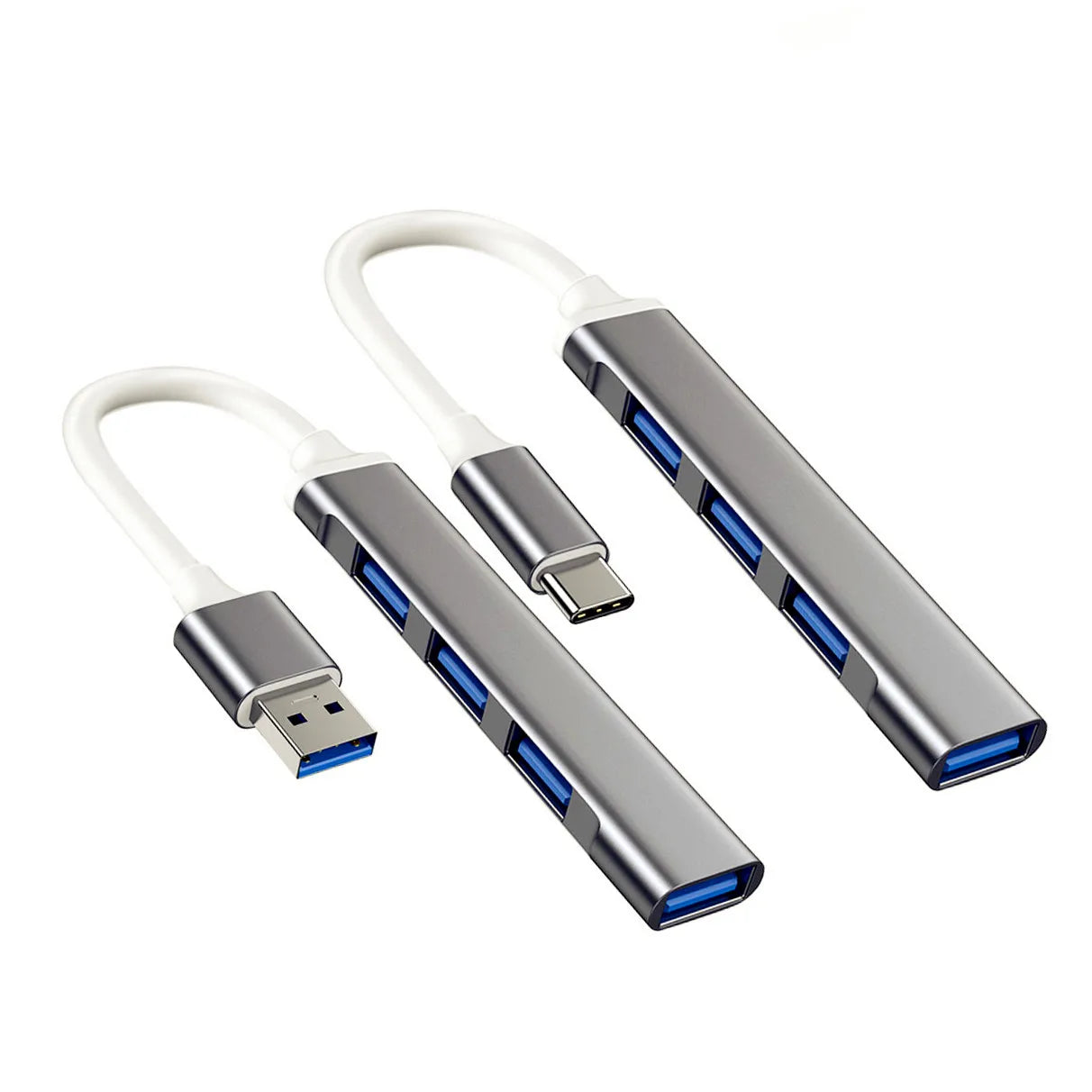 USB 3.0 Hub – 4-Port High-Speed Type-C Splitter for PC and Laptop