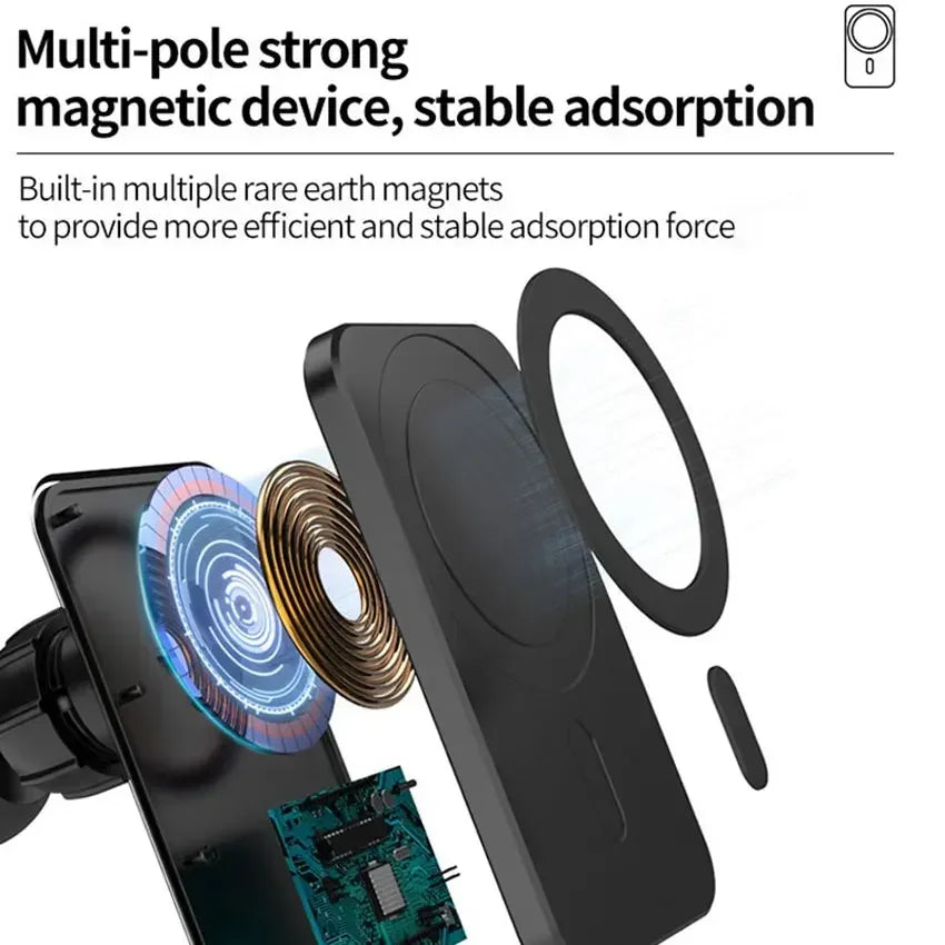 30W Magnetic Wireless Power Bank for iPhone – Fast Charging MagSafe Battery Pack