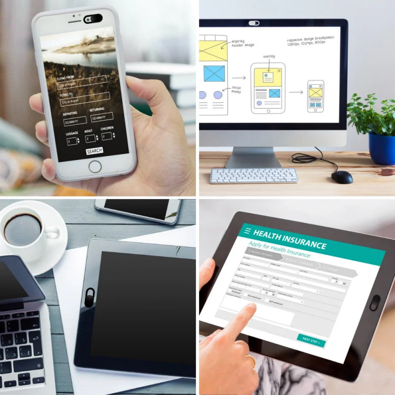 Webcam Cover Slider – Privacy Camera Cover for Laptop, Tablet, and Phone