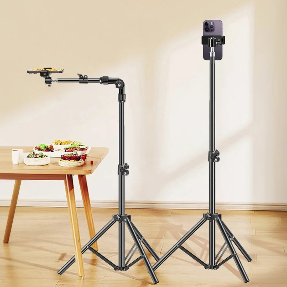 Phone Tripod Stand – Adjustable Tripod for Video Recording and Live Streaming