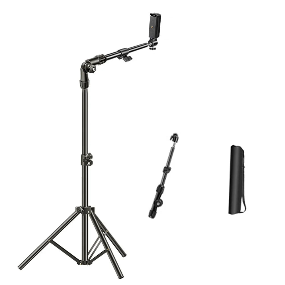 Phone Tripod Stand – Adjustable Tripod for Video Recording and Live Streaming