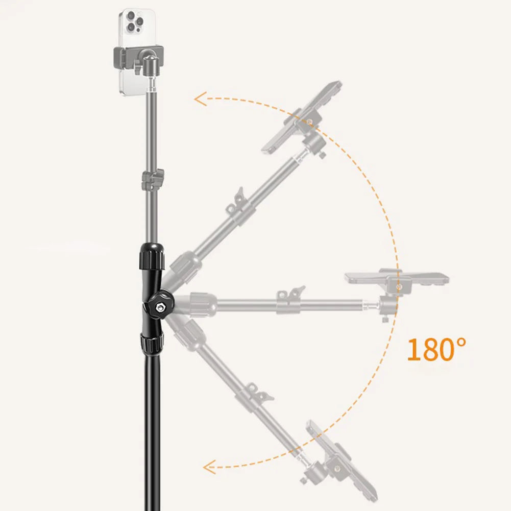 Phone Tripod Stand – Adjustable Tripod for Video Recording and Live Streaming