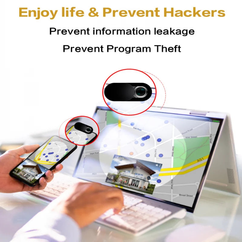 Webcam Cover Slider – Privacy Camera Cover for Laptop, Tablet, and Phone