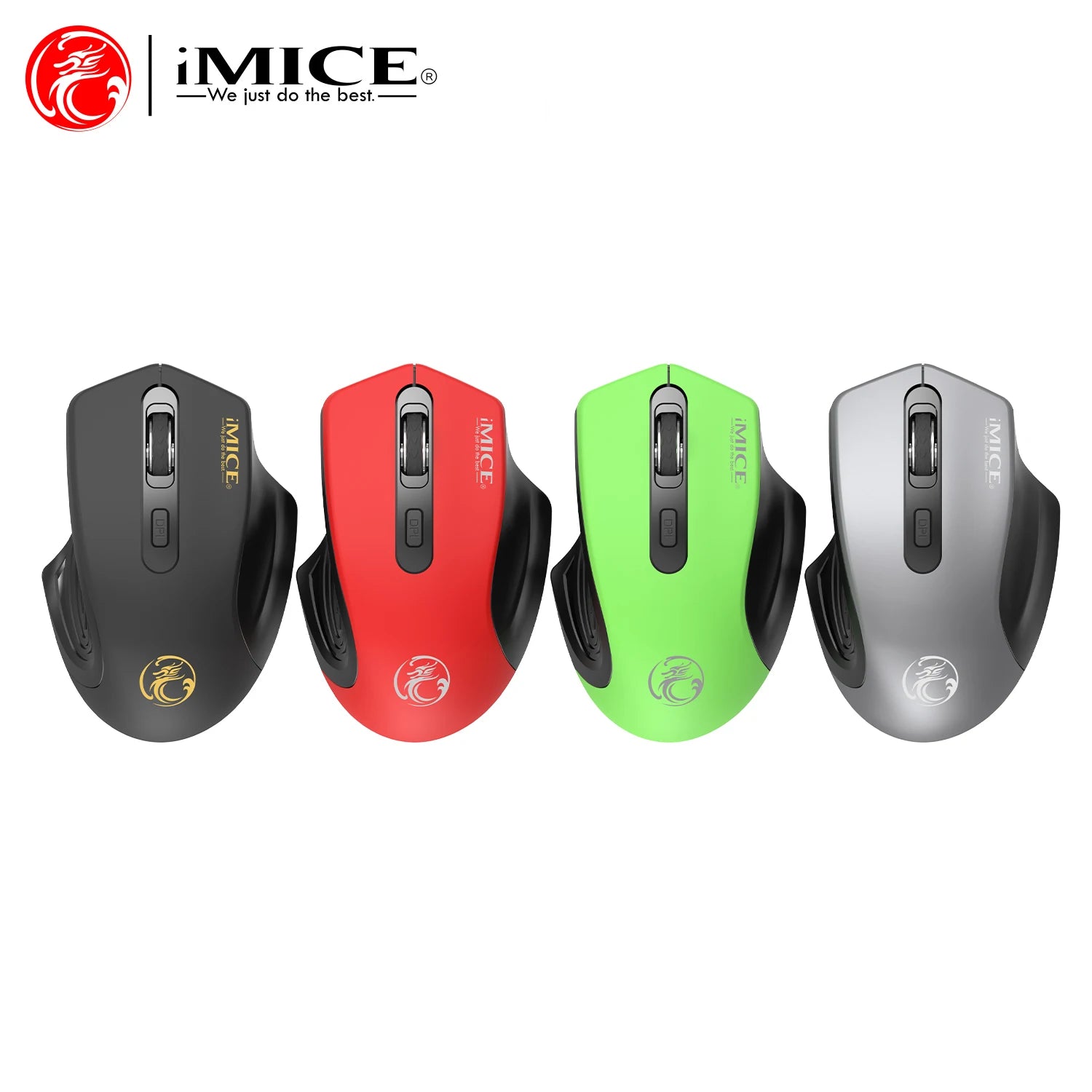 Wireless Silent Mouse – 2.4G USB Optical Mouse for Laptop and Office Use