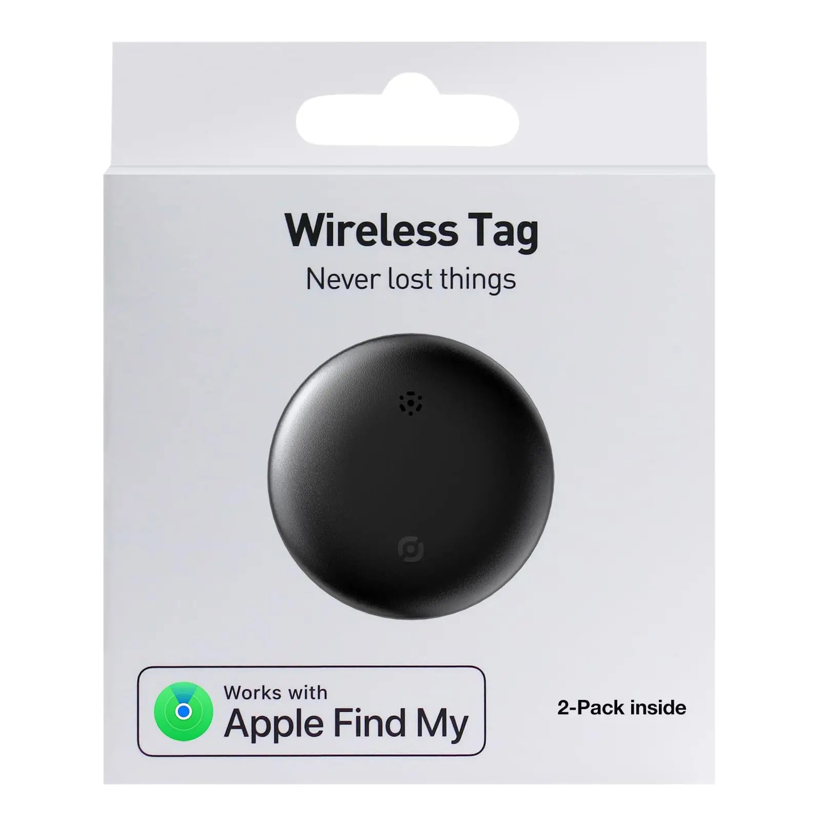 Air Tag Bluetooth Tracker 2-Pack – Find My Tracker for Keys and Luggage (iOS Only)