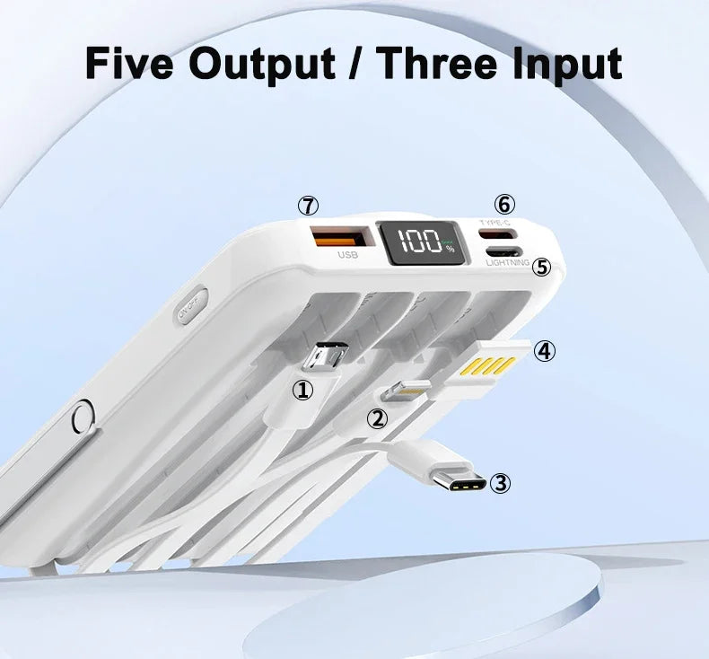 Magnetic Wireless Power Bank for iPhone – Fast Charging MagSafe Battery Pack with Stand